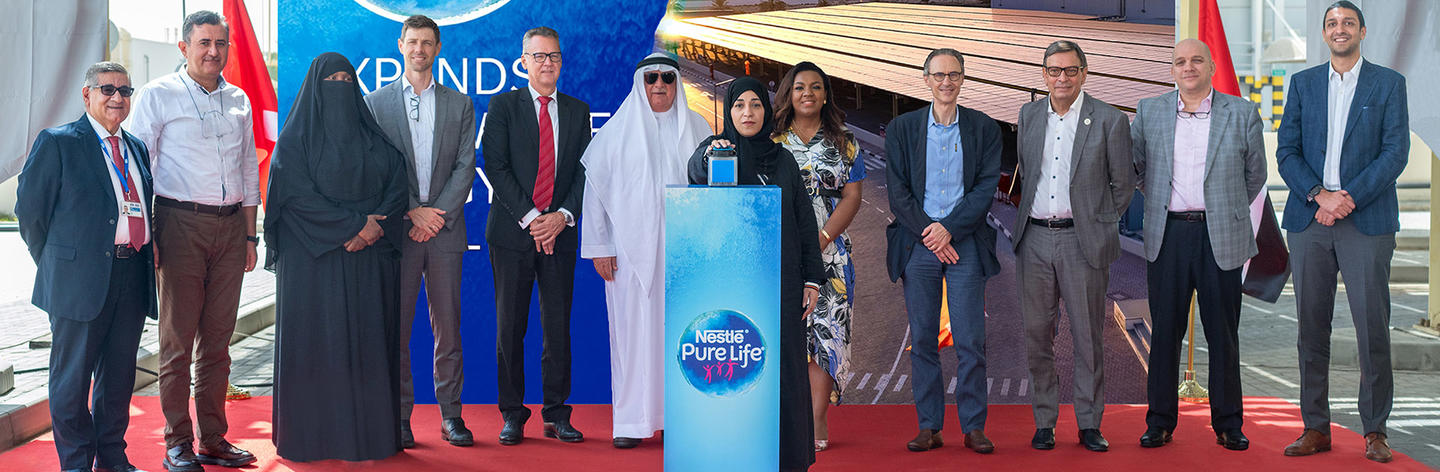 Towards Net Zero: Nestlé Pure Life & Yellow Door Energy Switch on Solar Carport in United Arab Emirates