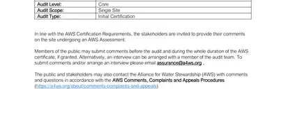 PUBLIC STAKEHOLDER