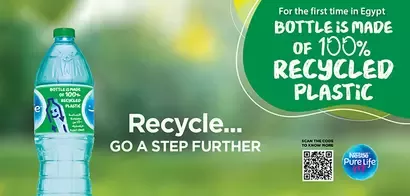 Nestlé Waters Egypt revolutionizes packaging with the launch of the country’s first water bottle made of 100% recycled plastics