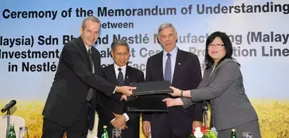 Investment of CHF 35 million in breakfast cereals factory in Malaysia