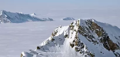 Snow covered mountains