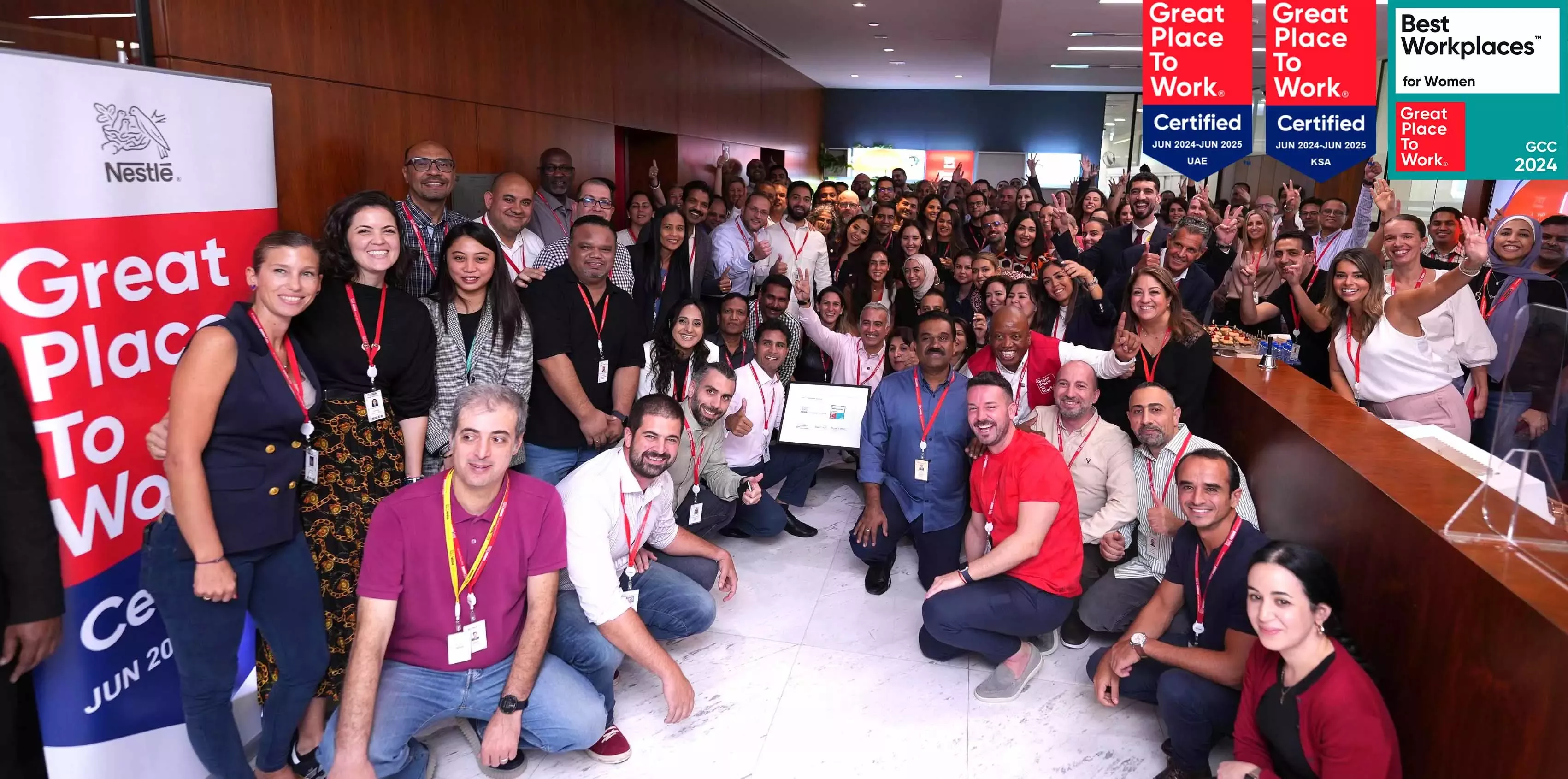 Nestlé Recognized as a Great Place to Work® in the UAE and KSA