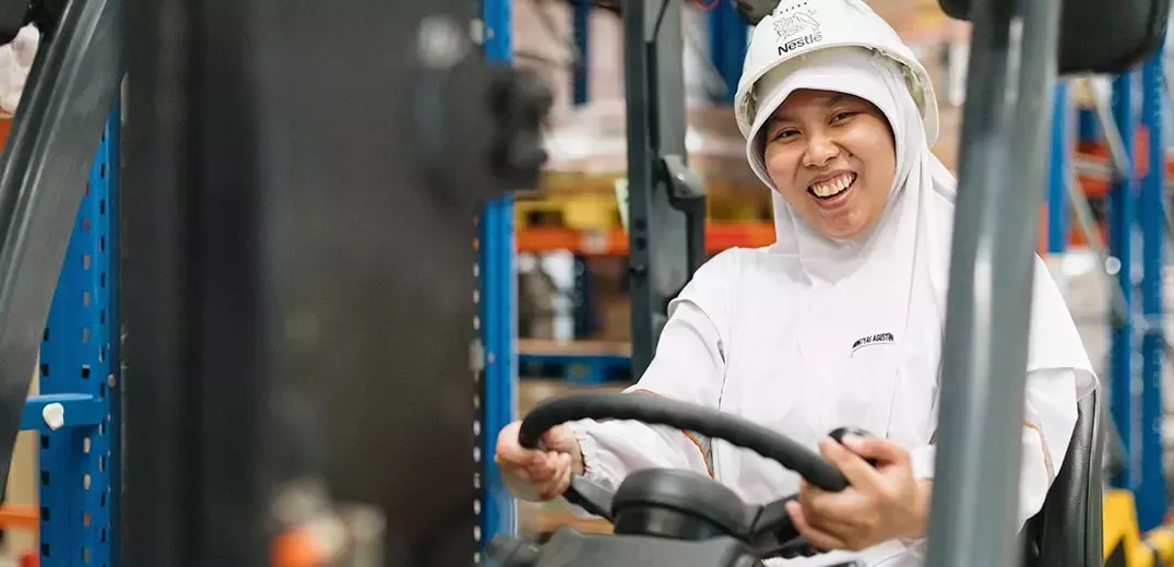 Nestlé worker