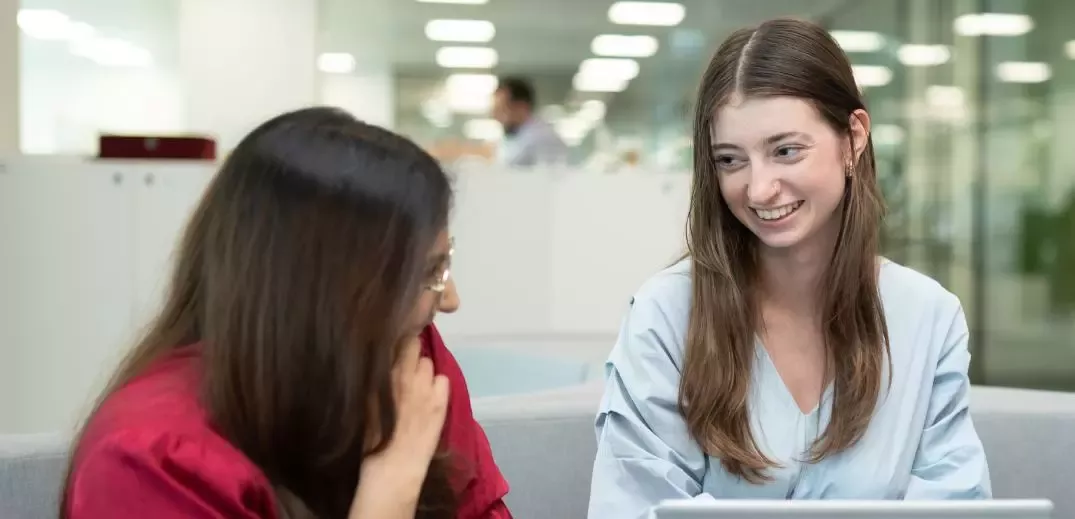 women talking